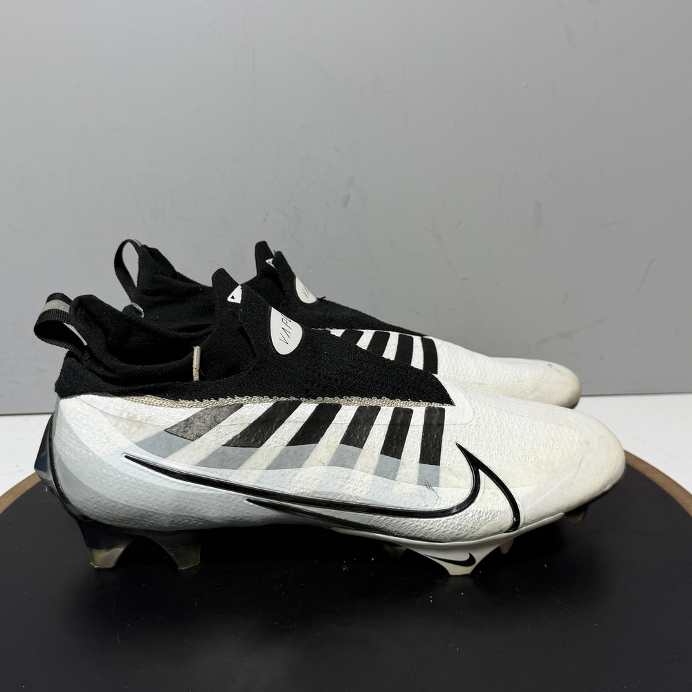 Nike Vapor Edge Elite 360 Flyknit Shoes Mens Size 9 Football Cleats Ghost Lace